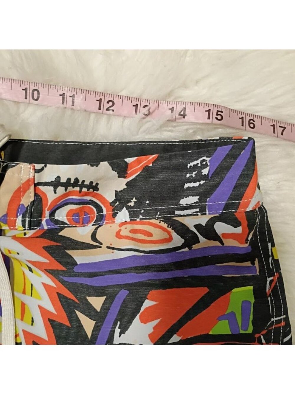 Quiksilver Mens 50th Anniversary Boardshorts With Multicolor Abstract Art Print - Picture 6 of 11